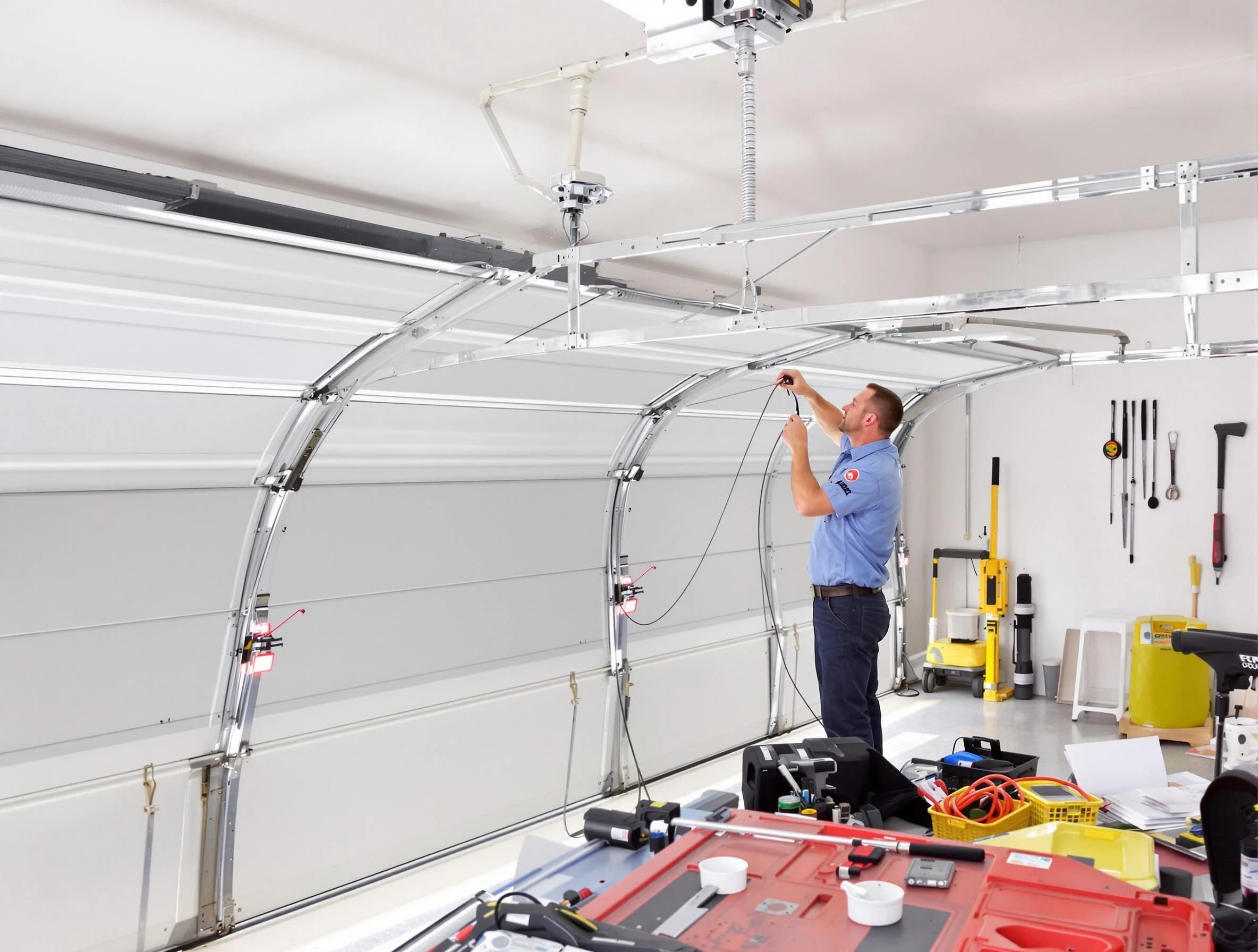 Garage door cable repair service by Blackwells Mills Garage Door Repair in Blackwells Mills