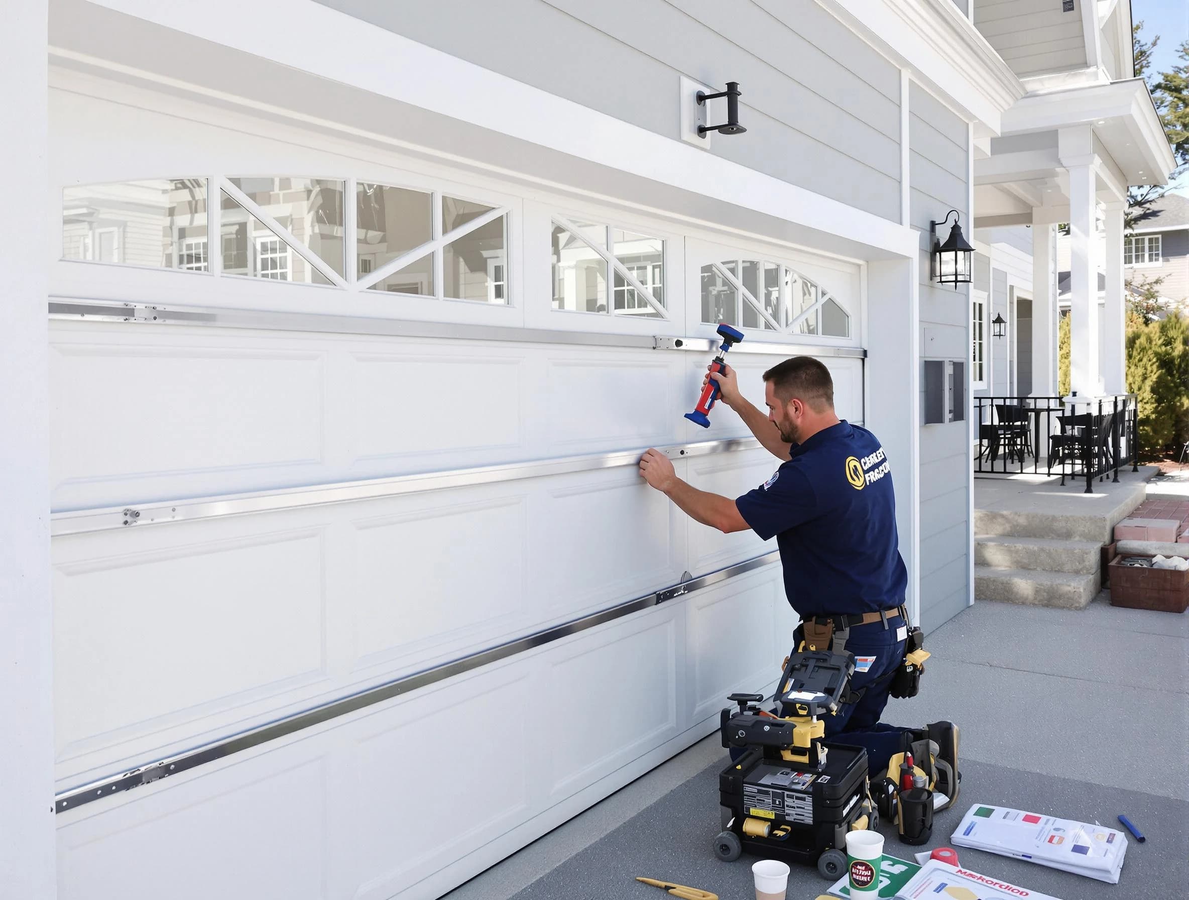 Professional garage door installation by Blackwells Mills Garage Door Repair in Blackwells Mills