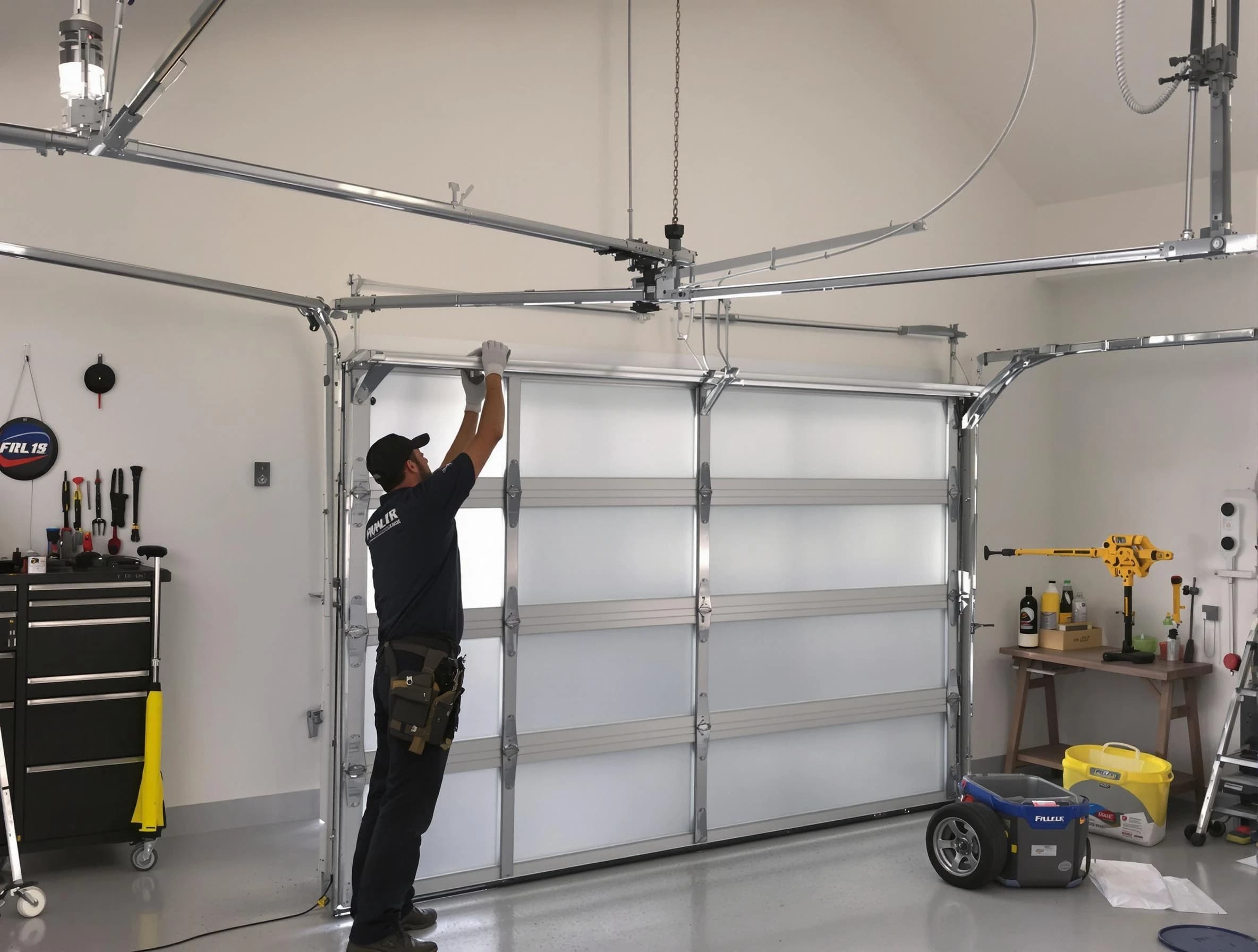 Blackwells Mills Garage Door Repair certified team performing precision garage door installation in Blackwells Mills