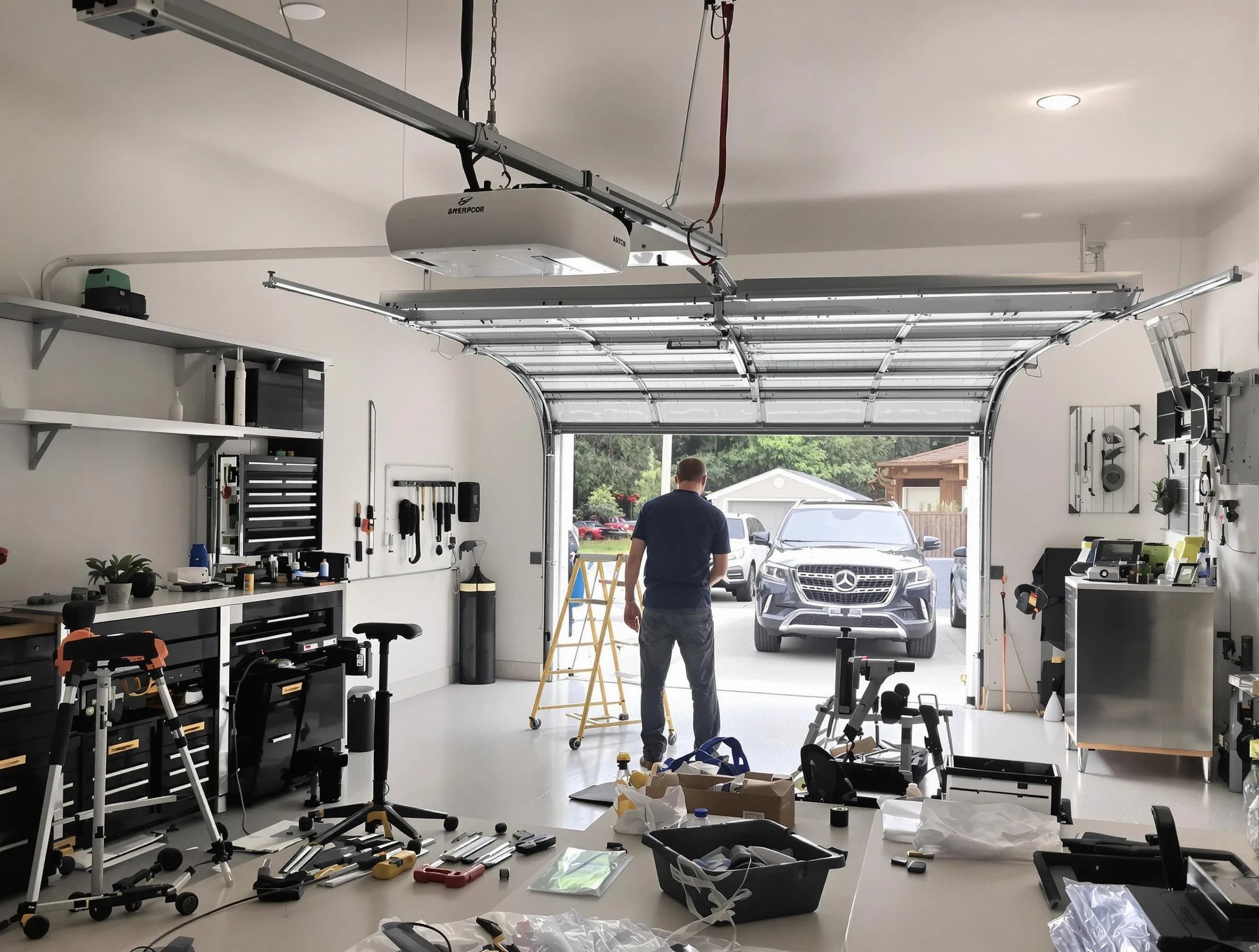 Garage door opener installation by Blackwells Mills Garage Door Repair in Blackwells Mills