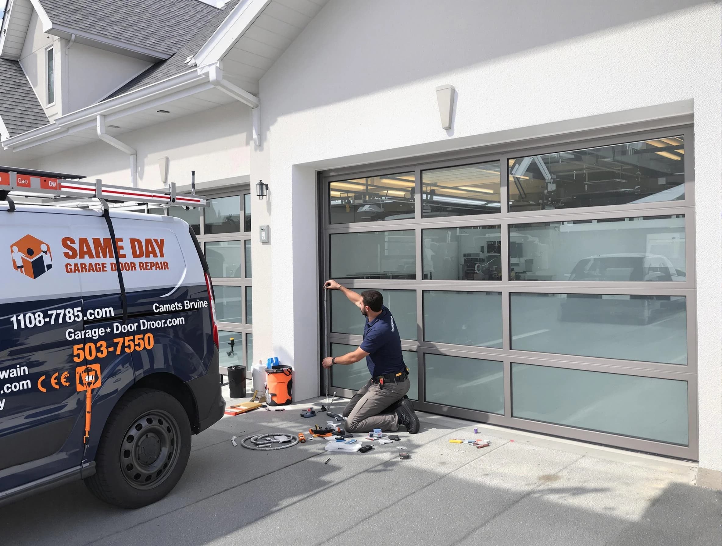 Same-day garage door repair service by Blackwells Mills Garage Door Repair in Blackwells Mills